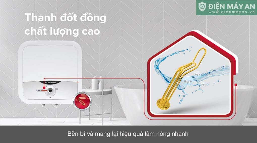 Bình nóng lạnh Ariston 15 lít AN2 15R AG+ VN